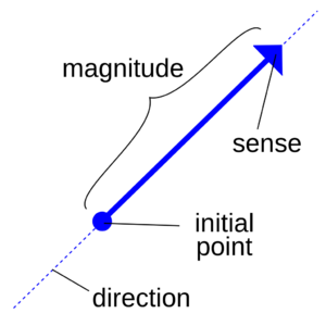 Description of the different components of a vector